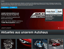 Tablet Screenshot of duesseldorf.autopark-rath.de