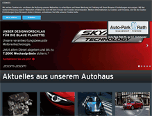 Tablet Screenshot of krefeld.autopark-rath.de